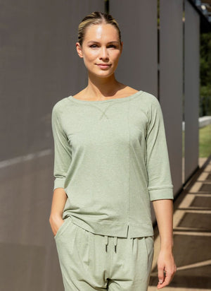 W 3/4 Shirt Bambus CrewDeal