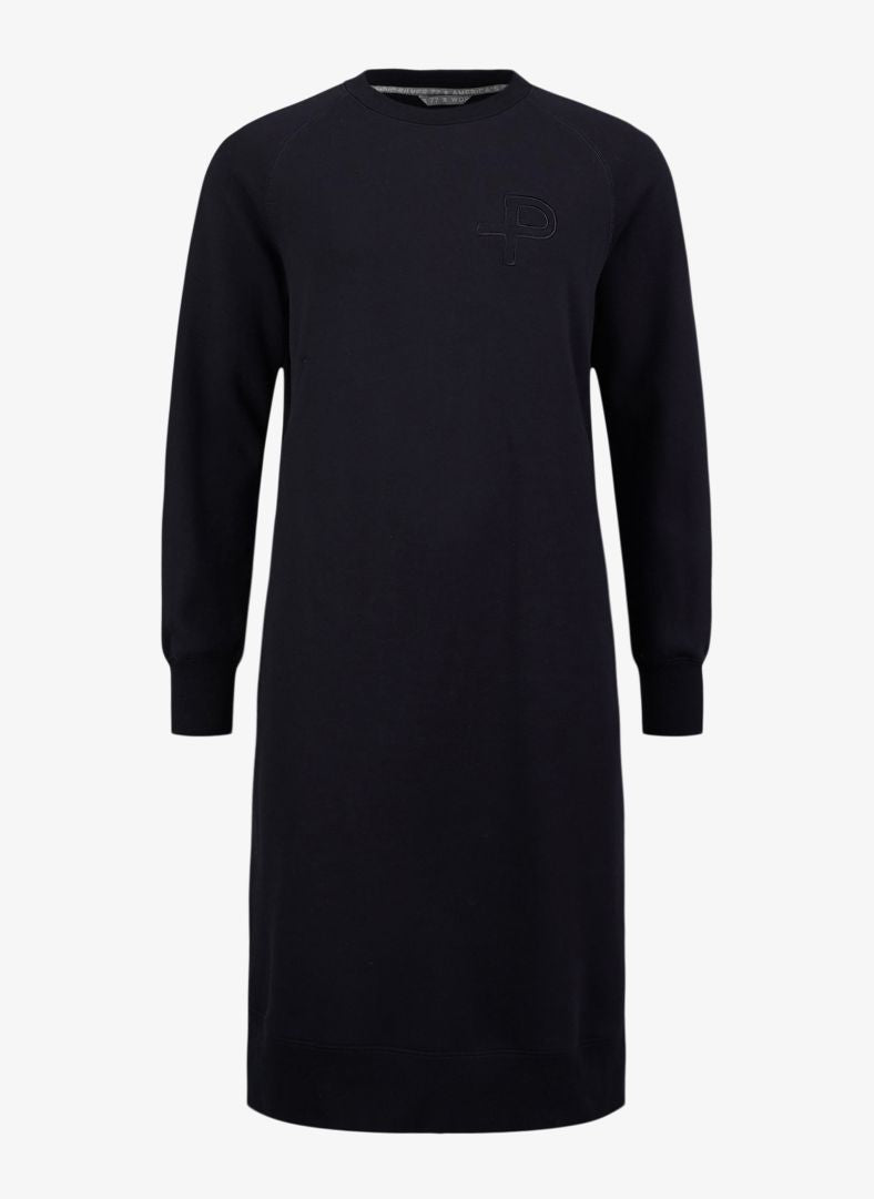 W P-Sweatshirt Kleid Dk Navy Blue XS