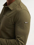 Pelle P Dock Shirt Herren – Lässiges Langarmhemd aus Seersucker-Jersey