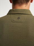Pelle P Dock Shirt Herren – Lässiges Langarmhemd aus Seersucker-Jersey