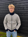 ED Cardigan Zip – Dänische Seemannsstrickjacke aus 100 % Wolle