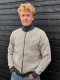 ED Cardigan Zip – Dänische Seemannsstrickjacke aus 100 % Wolle