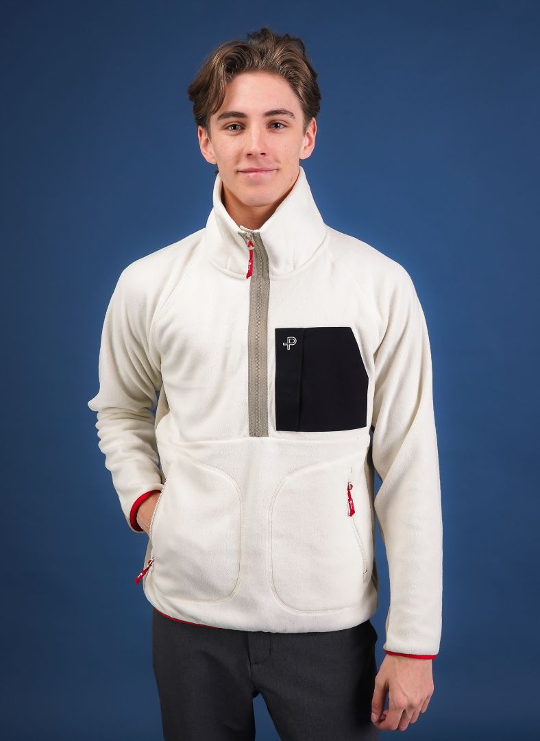 Pelle P Loft Sweater Herren Fleecepullover mit Halfzip