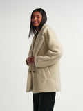 Pelle P W Alpage Coat Damen Fleecemantel