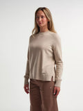 Pelle P W Tiller Sweater Damen Strickpullover aus Bio-Baumwolle und Kaschmir